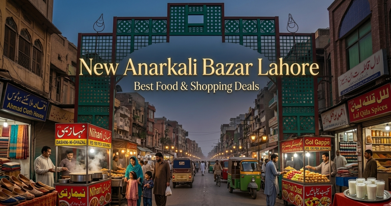 New Anarkali Bazar Lahore: Best Food & Shopping Deals