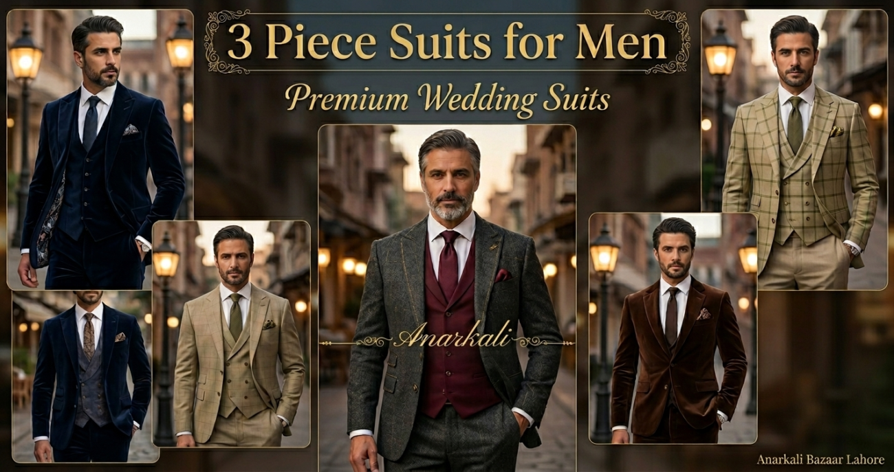 3 Piece Suits for Men | Premium Wedding Suits