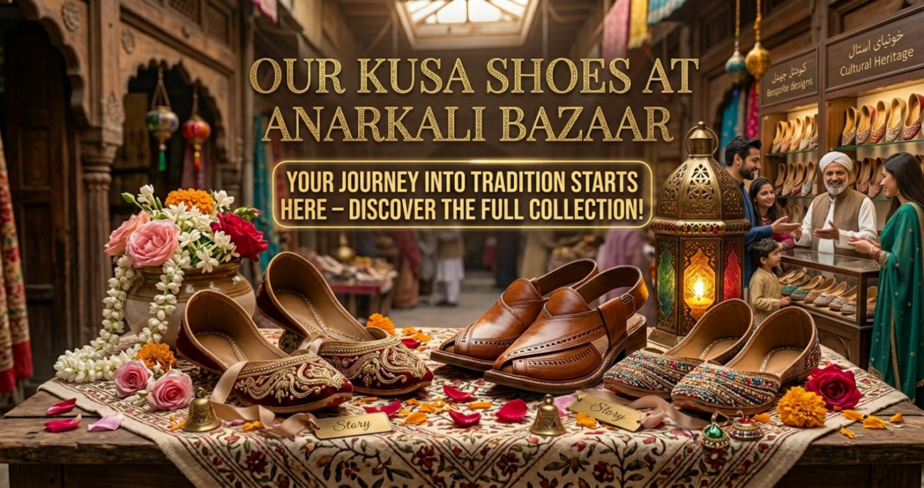 Kusa Shoes at Anarkali Bazaar – Where Tradition Meets the Best Deals in Lahore